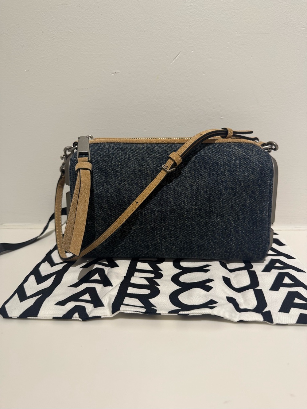 NWT Marc Jacobs Snapshot Shoulder bag denim
